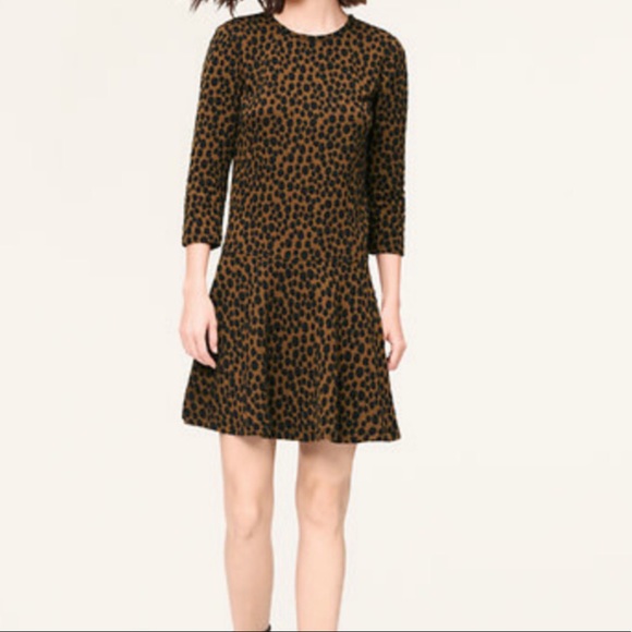 LOFT Dresses & Skirts - Leopard Dress
